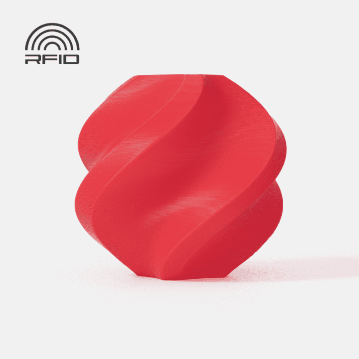 Bambu Lab 3D Printer Filament ASA-Red-Filament with spool