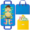 Belanttega Body Cognition Portable Felt Board Story Set Learn The Name