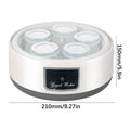 Blueek Automatic Yogurt Maker Machine, Stainless Steel Container, Ener