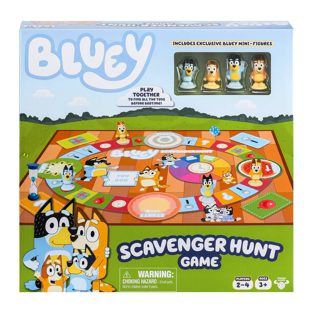 Bluey Scavenger Hunt Game, A Fun Board Game Full of Fun Activities, Ag