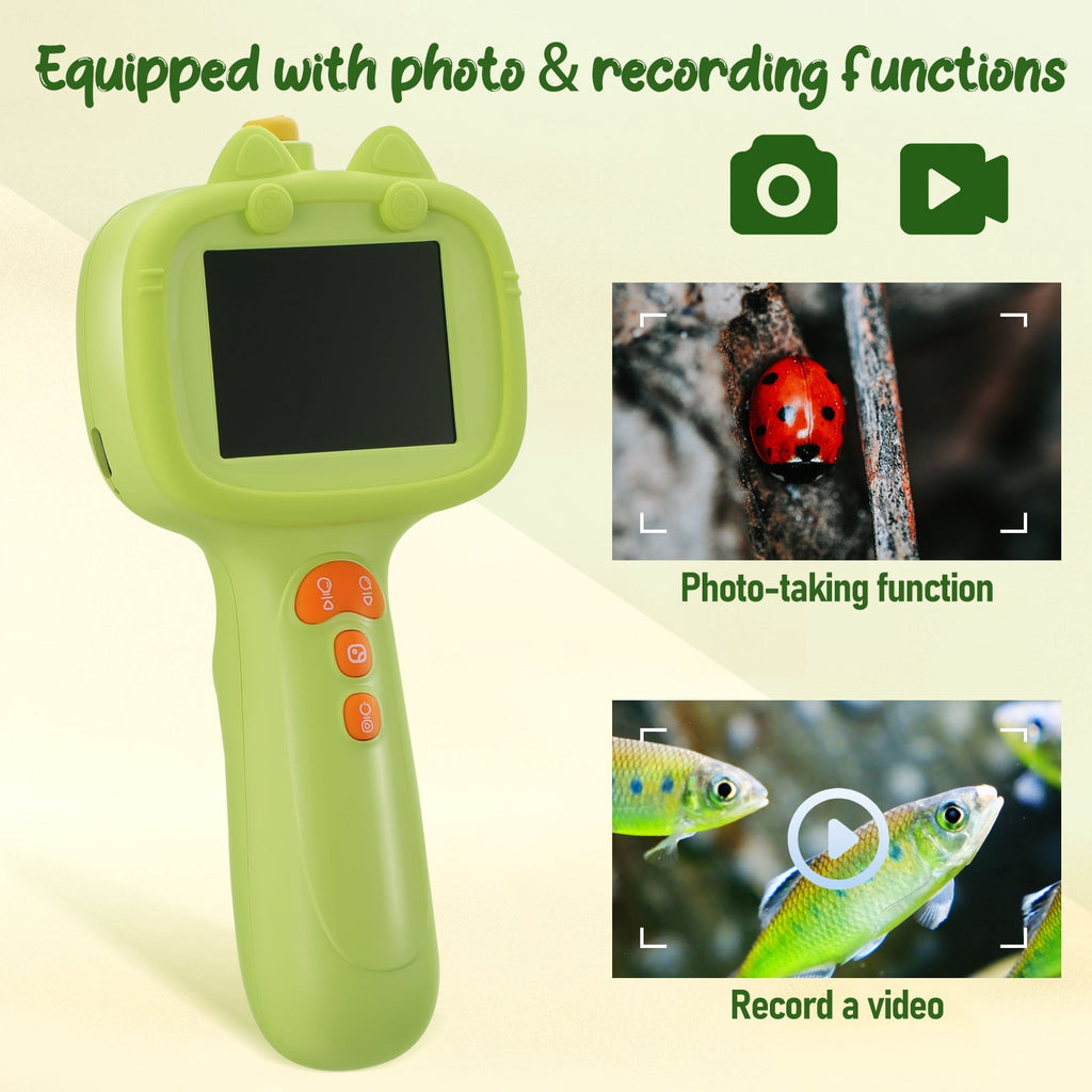 Borescope Camera Toy with Light for Kids, Waterproof Explorer Scope Fu