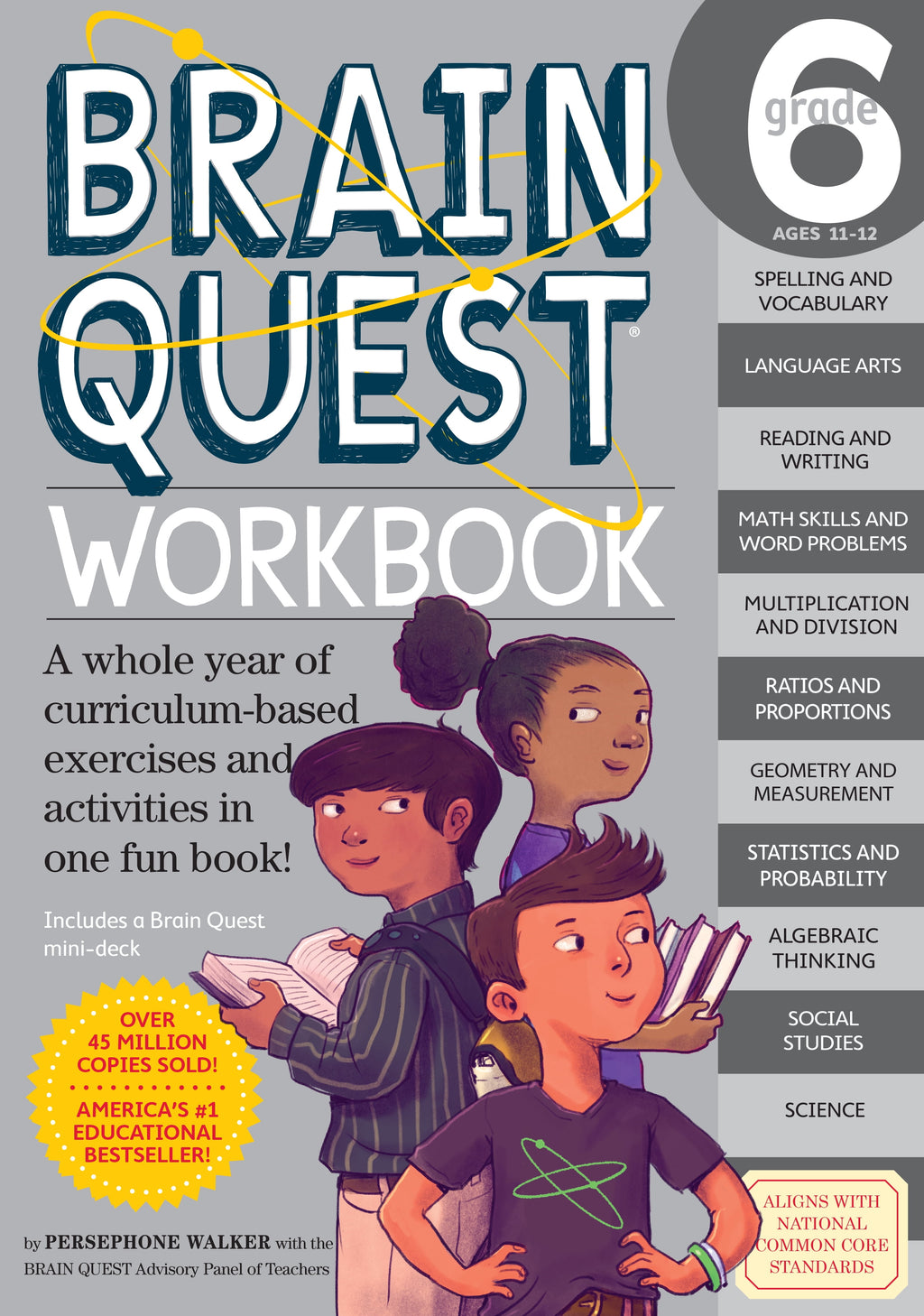 Brain Quest Workbook: Grade 6 - Paperback