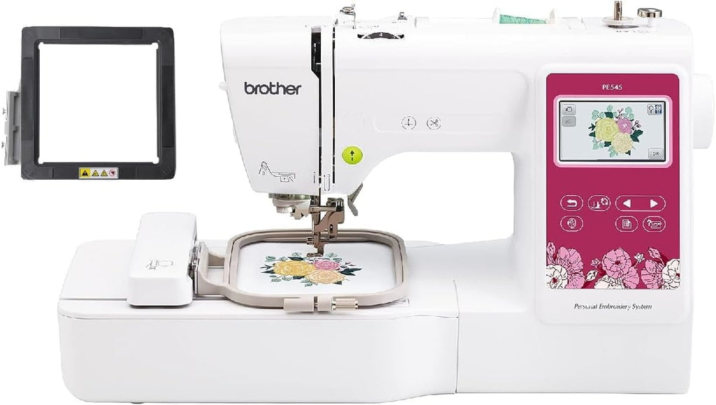 Brother PE545 Embroidery Machine with Wireless LAN, 4" x 4" Hoop Area,