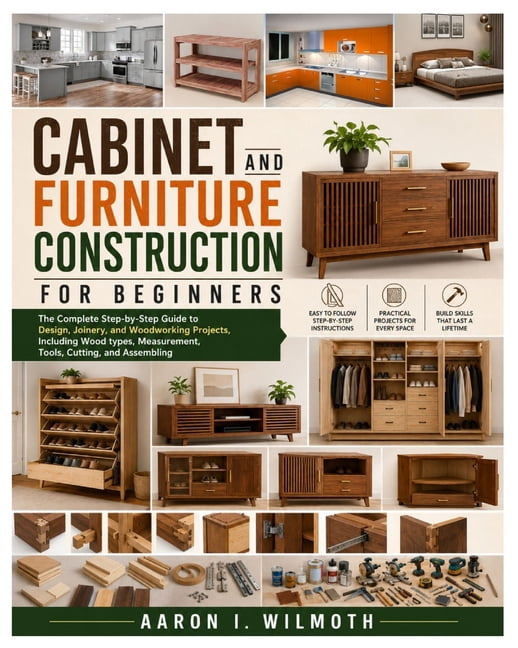 Cabinet and Furniture Construction for Beginners: The Complete Step-by