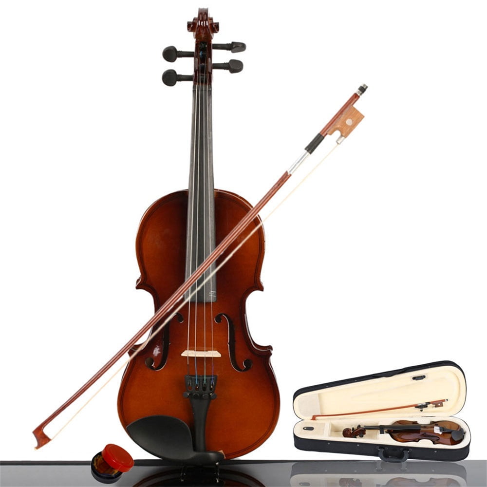 Canddidliike 1/2 Acoustic Violin Beginner Kits with Lightweight Case,