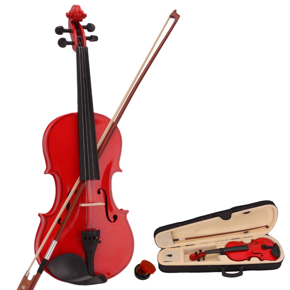 Canddidliike 1/2 Acoustic Violin Beginner Kits with Lightweight Case,