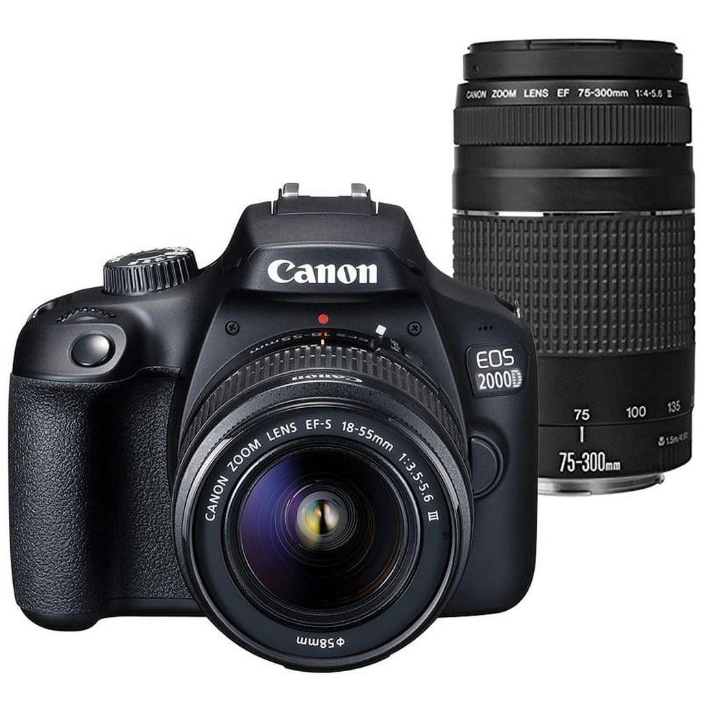Canon EOS 2000D / Rebel T7 24.1MP Digital SLR Camera + Canon EF-S 18-5