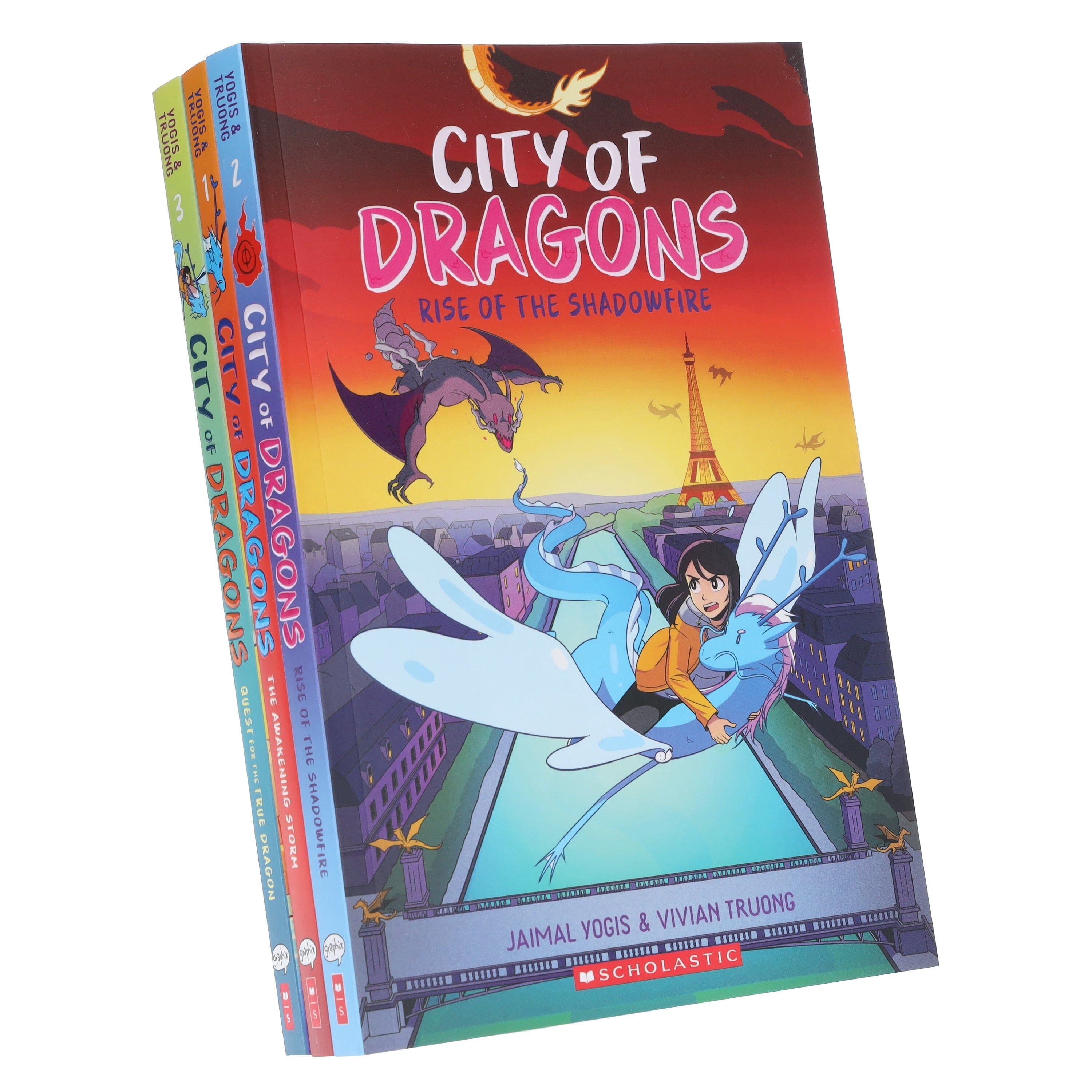 City of Dragons by Jaimal Yogis & Vivian Truong 3 Graphic Novels Set -