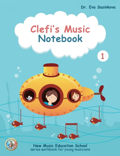 Clefi's Music Notebook 1: New Music School Education Music Workbook fo