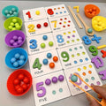 Colorful Silicone Digital Learning Game,Math Enlightenment Toy,Educati