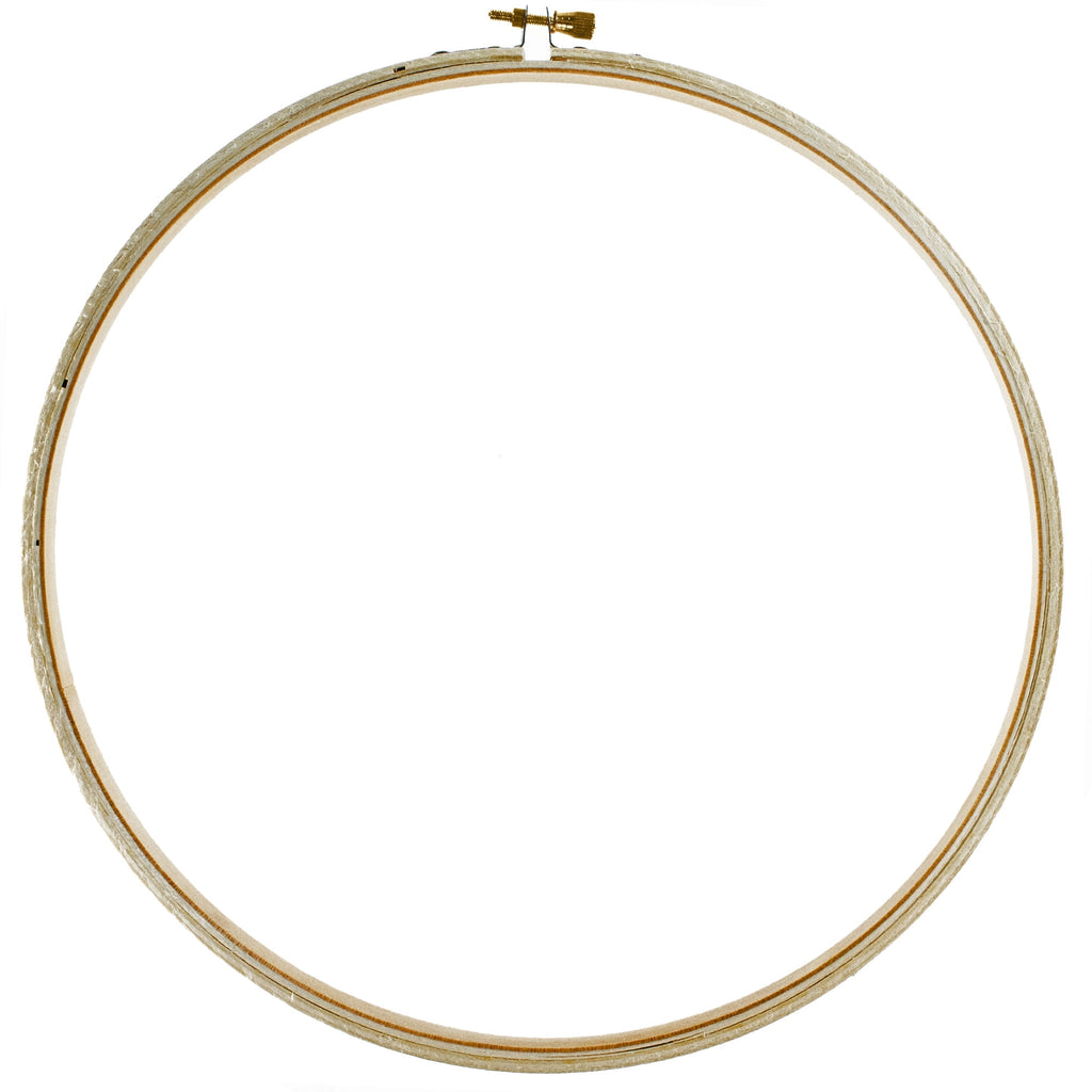 Craft County Wooden Embroidery Hoops - High Quality Needlepoint Tool f