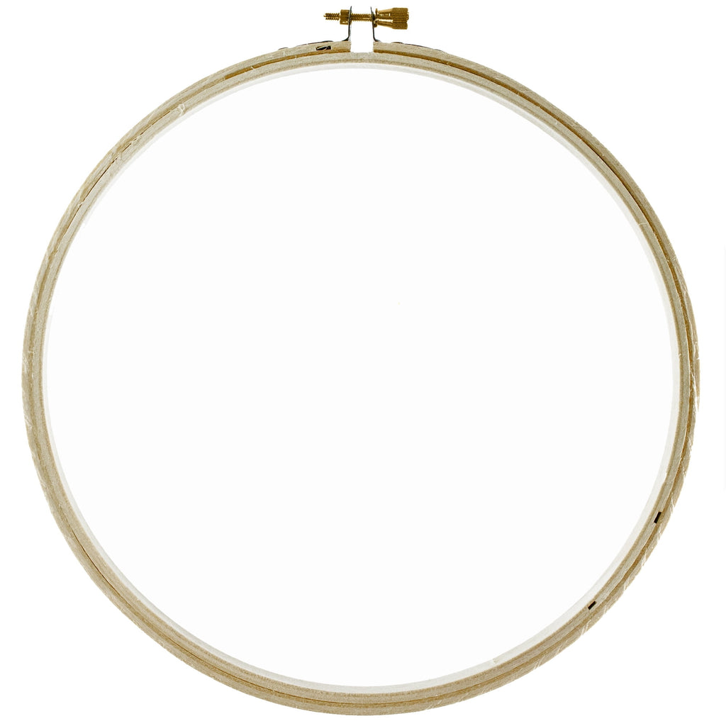 Craft County Wooden Embroidery Hoops - High Quality Needlepoint Tool f