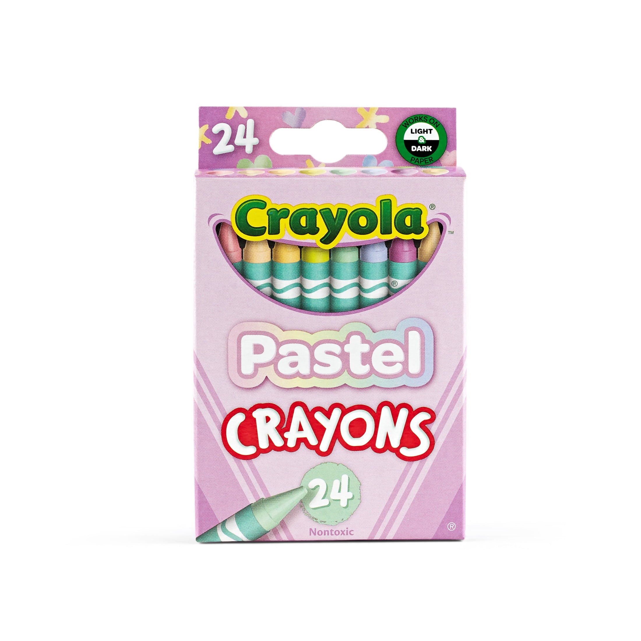 Crayola 24 Ct Pastel Crayons, School Supplies, Art Supplies, Creative