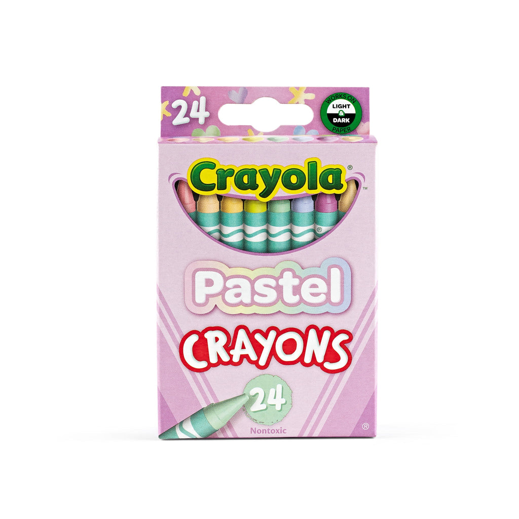 Crayola 24 Ct Pastel Crayons, School Supplies, Art Supplies, Creative