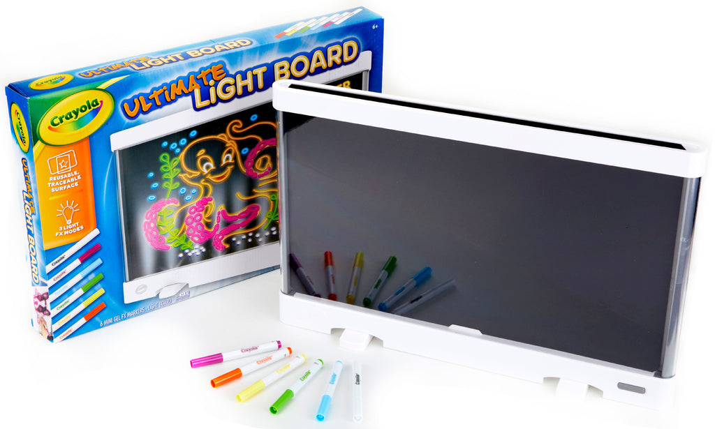 Crayola Ultimate Light Board, White, LED Tracing & Drawing Board, Ligh