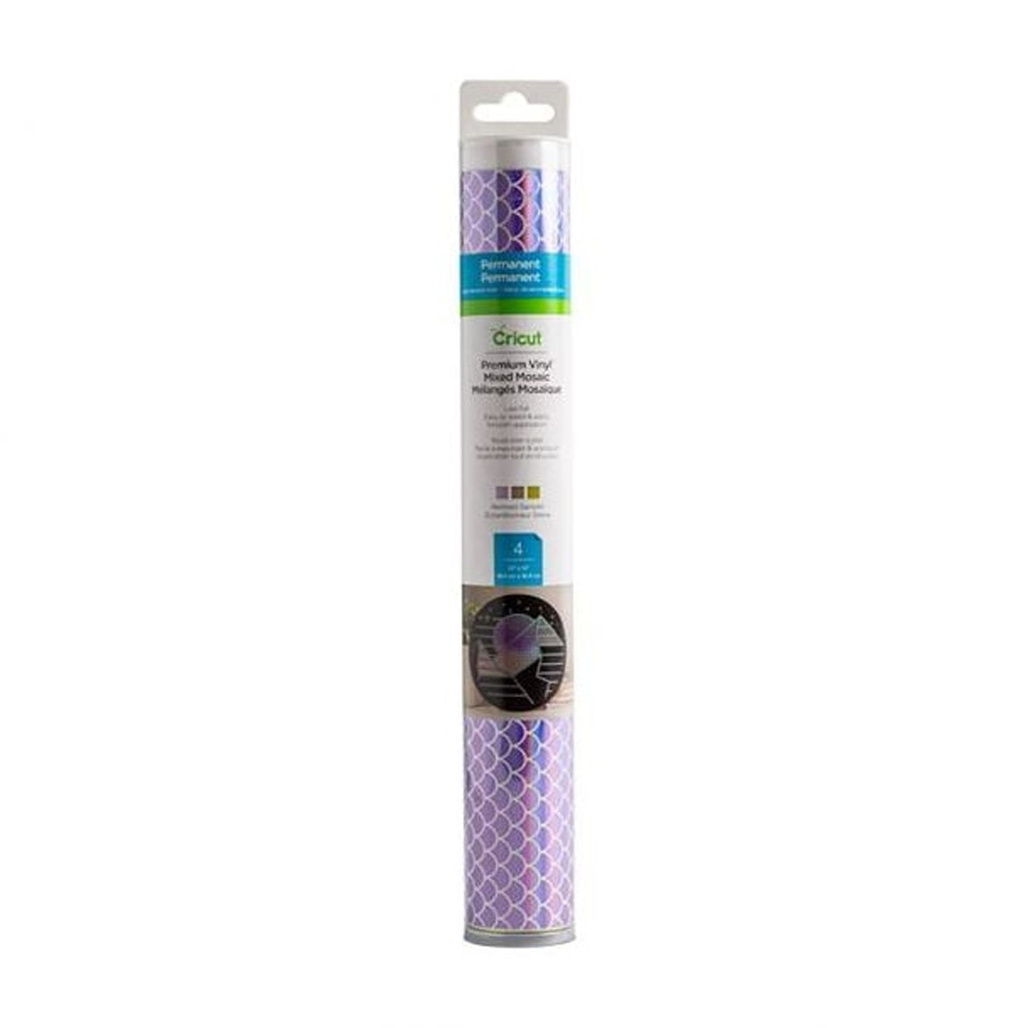 (2 pack) Cricut Premium Vinyl True Brushed Permanent, 12" x 48"