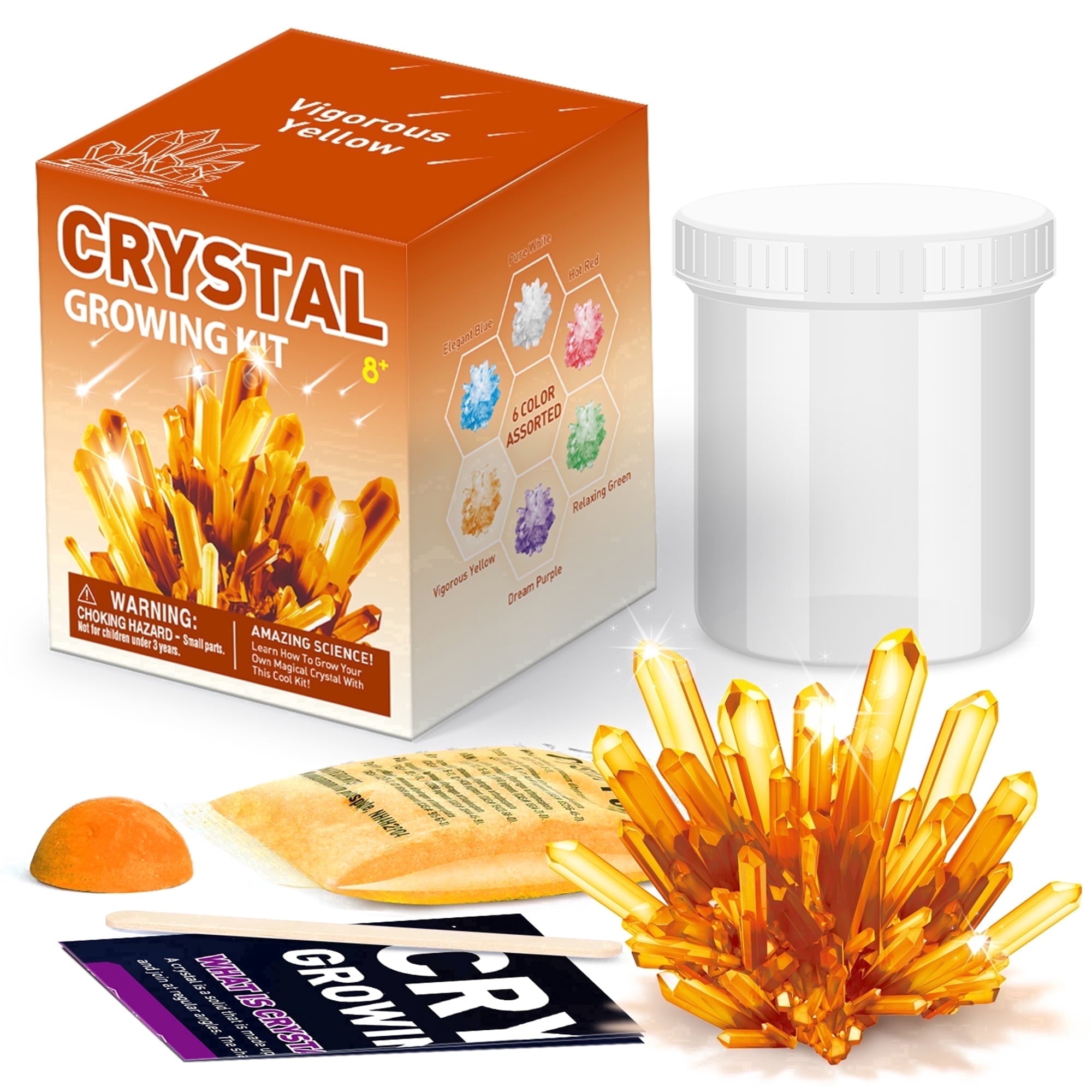 Piano Potato Crystal Growing Kit for Kids | Diy STEM Science Experimen