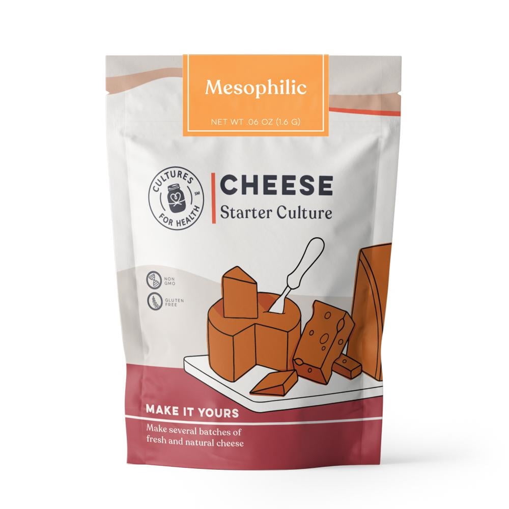Cultures For Health Mesophilic Cheese Starter Culture, Make Your Own C