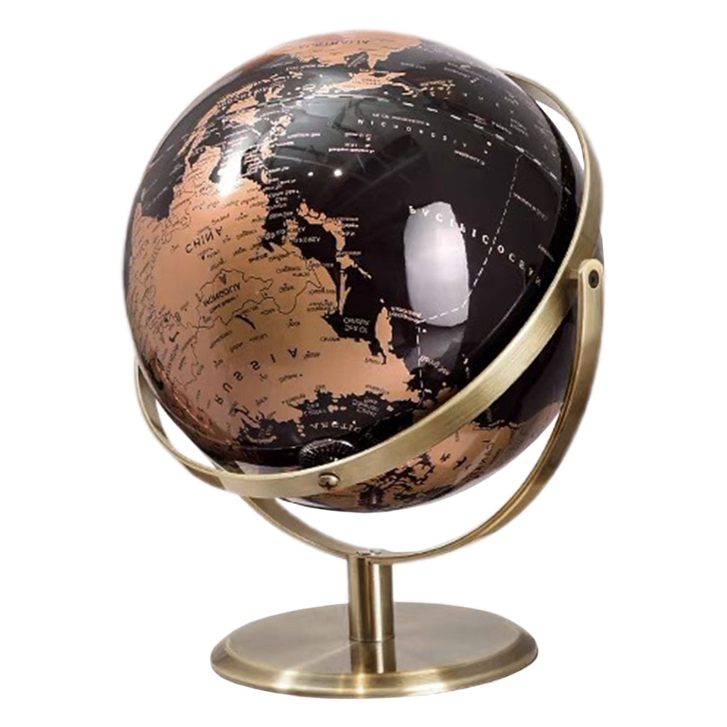 DEEPCRAFF Rotating Globe with Detailed Topographic Map, Educational De