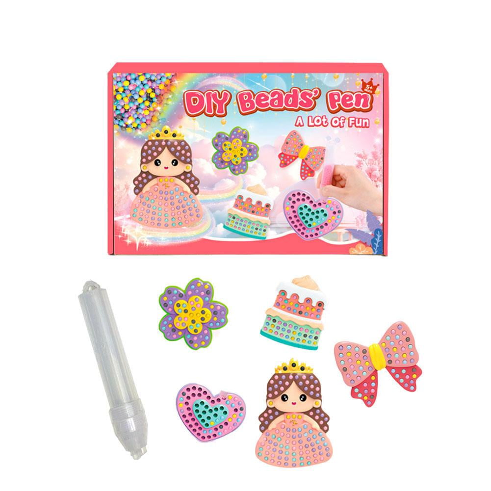 DIY Bead Painting Kit, Enhances Fine Motor Skills & Creativity, Fun Ed