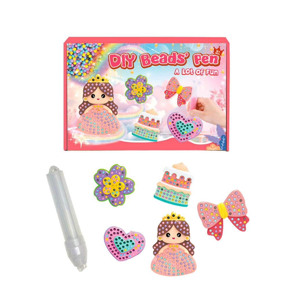 DIY Bead Painting Kit, Enhances Fine Motor Skills & Creativity, Fun Ed
