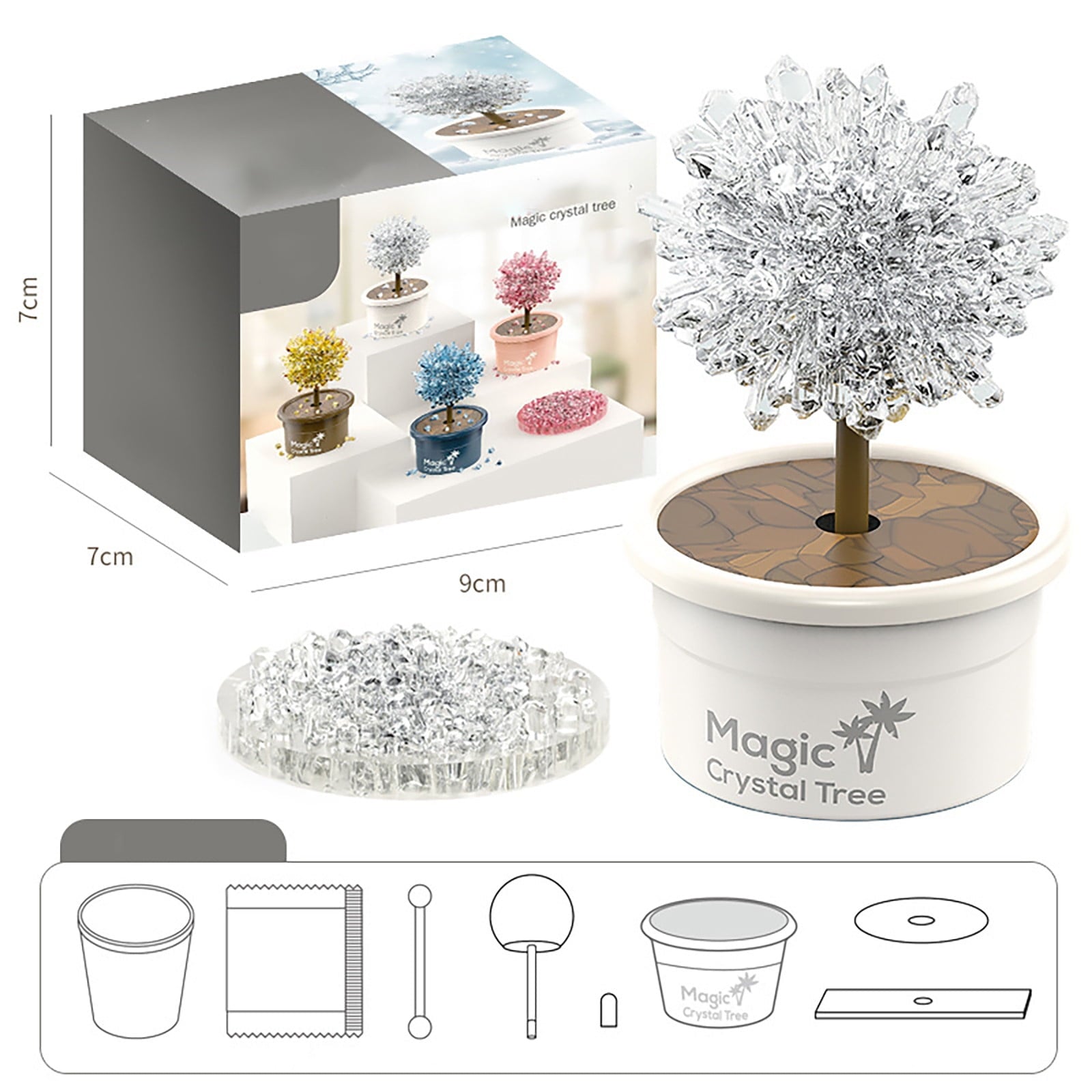 DIY Growing Kit Grow Trees in 24 Hours Educational Craft Kit with 1 co