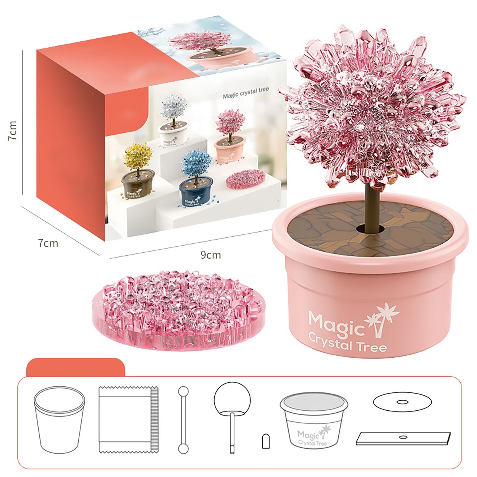 DIY Growing Kit Grow Trees in 24 Hours Educational Craft Kit with 1 co