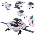 RNKR 6-in-1 Solar Robot STEM Kit for Kids, DIY Space Building Science