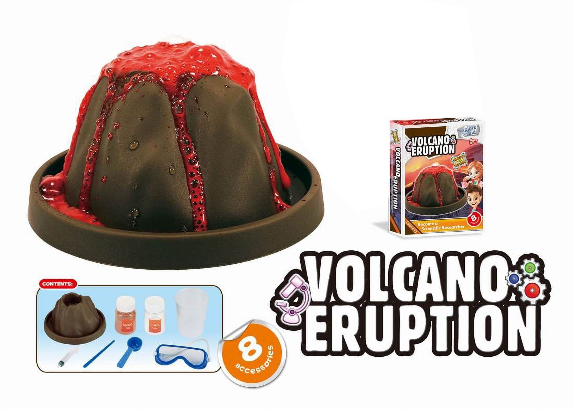 DIY Educational Science Kits - Volcano Eruption