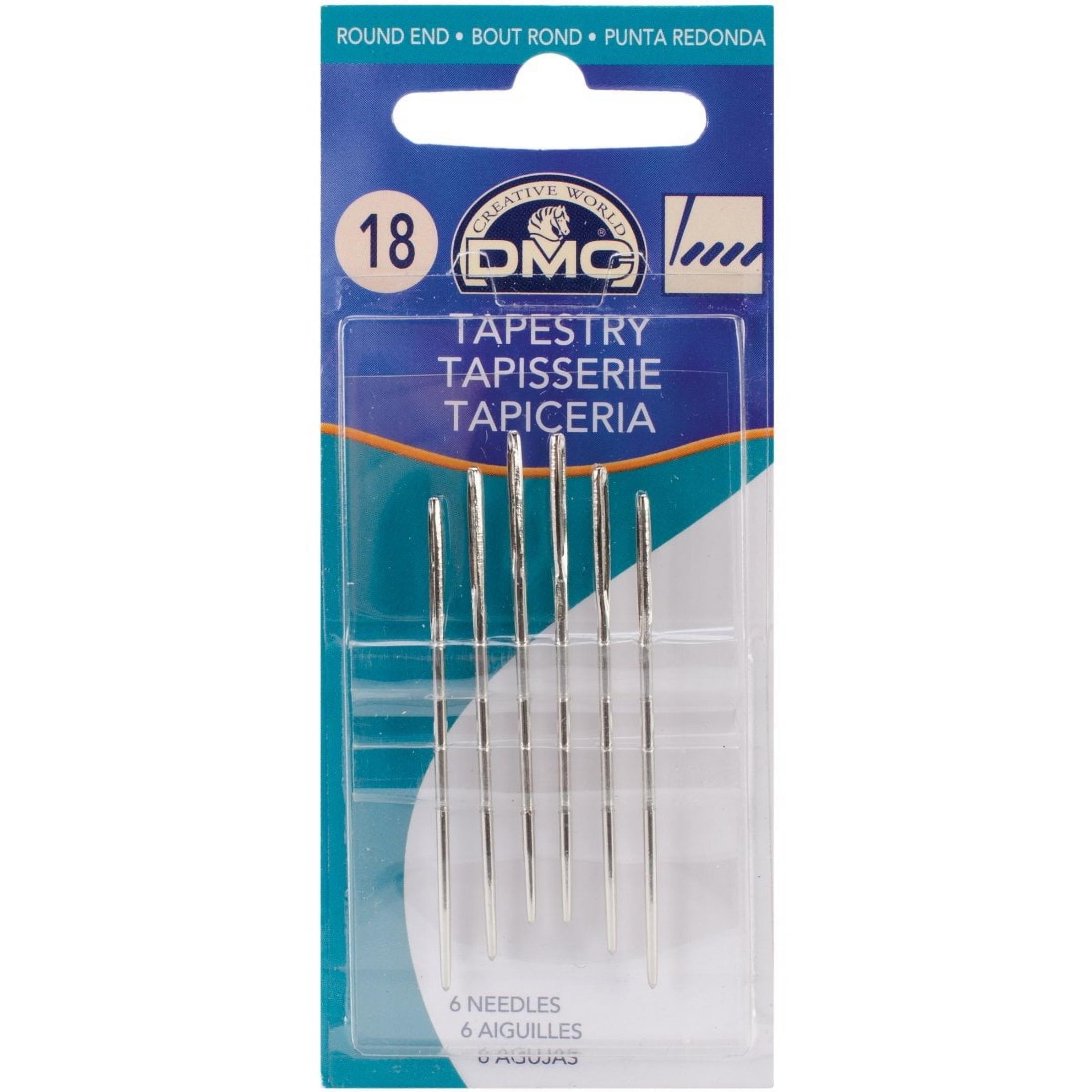 DMC Nickel Plated Steel Embroidery Needles, 1 Each