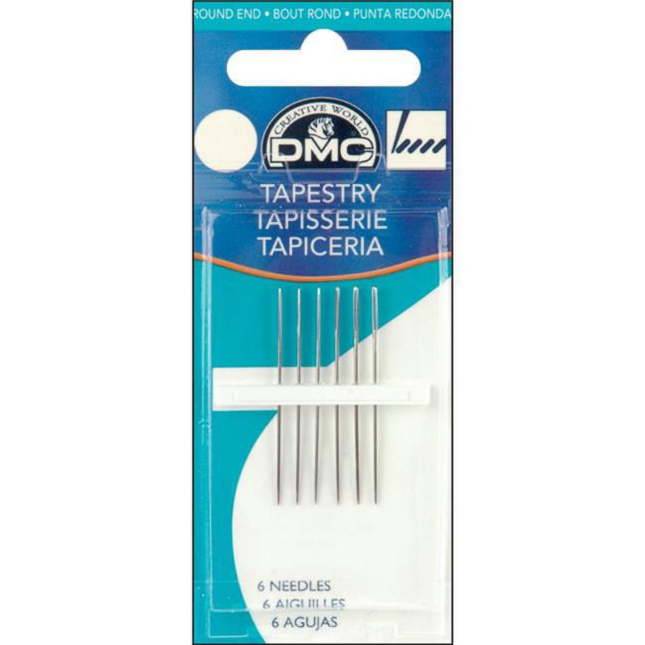DMC Nickel Plated Steel Embroidery Needles, 1 Each