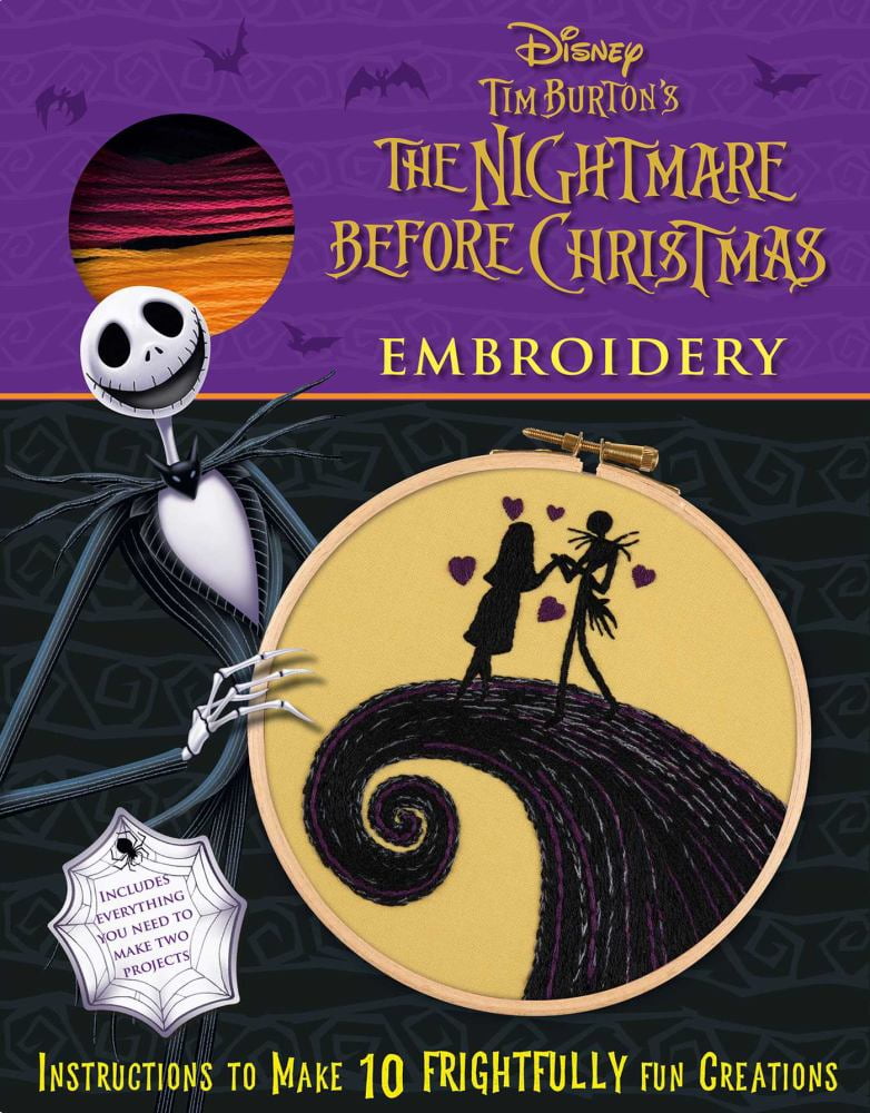 Disney Tim Burton's the Nightmare Before Christmas Embroidery (Hardcov