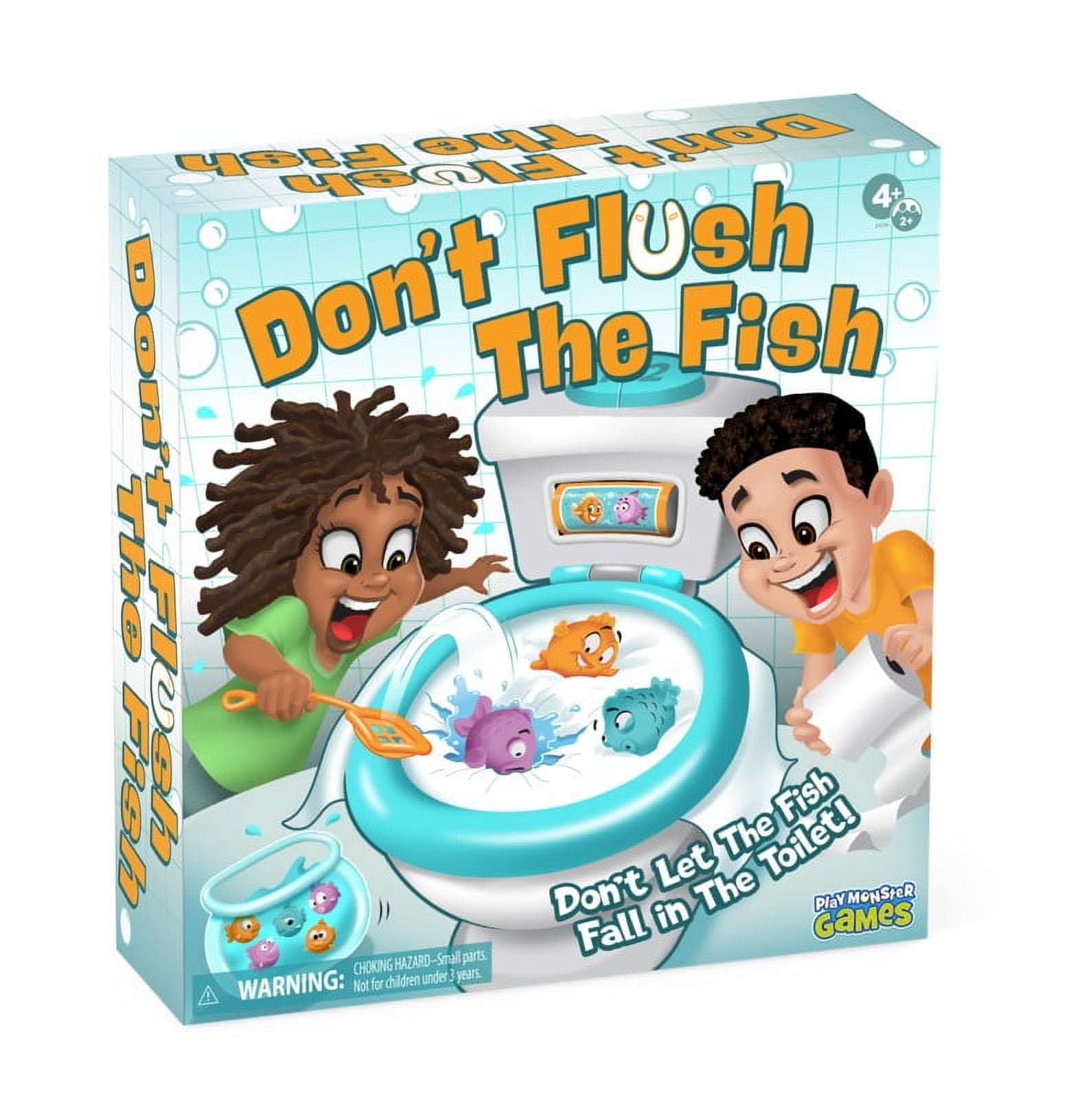 PlayMonster, Don't Flush the Fish, Kids & Family Games, Board Game for