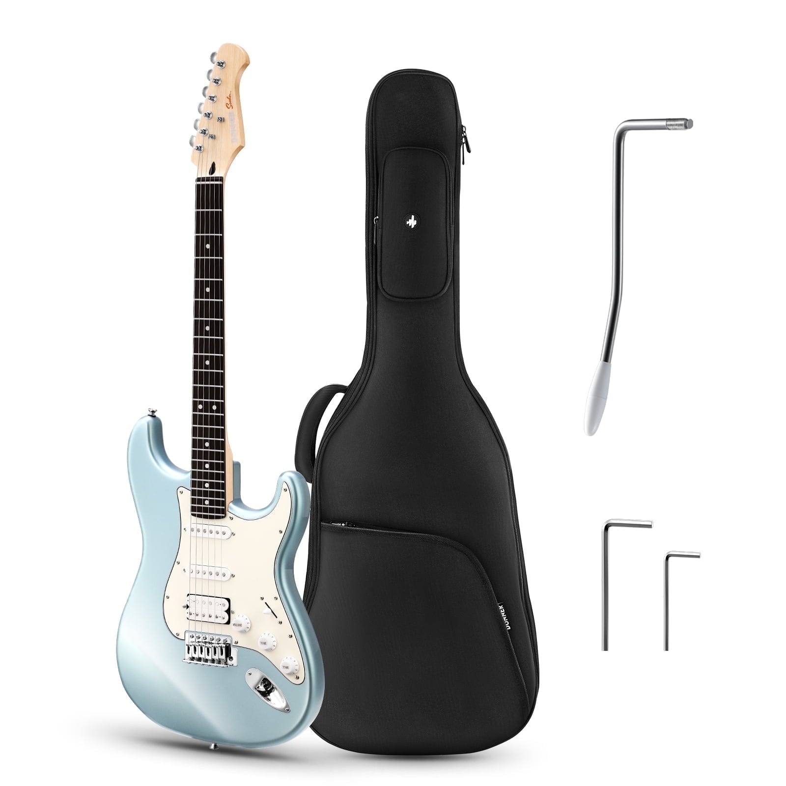 Donner Electric Guitar, 39" Beginner Electric Guitar HSS Pickup Coil S