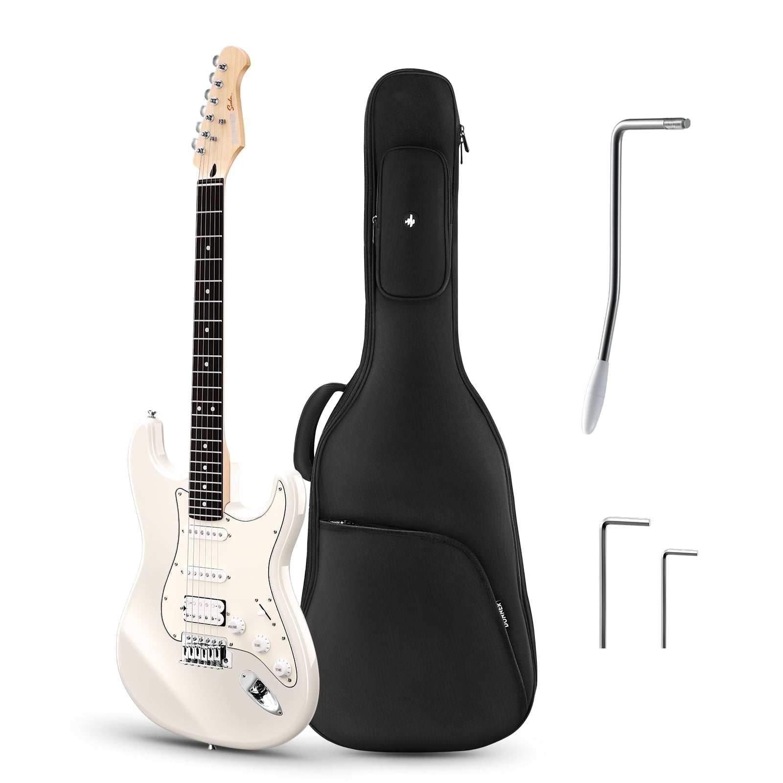 Donner Electric Guitar, 39" Beginner Electric Guitar HSS Pickup Coil S