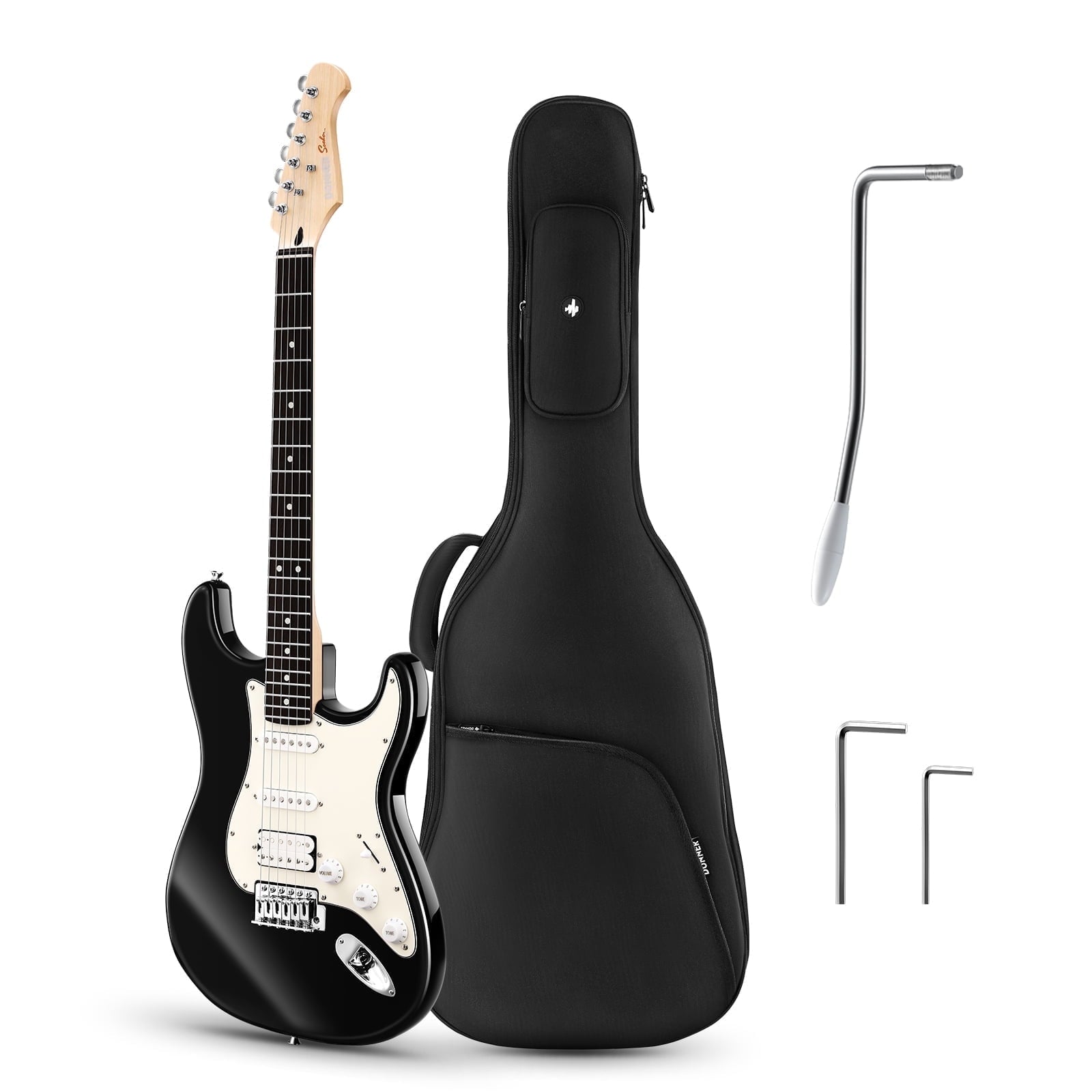 Donner Electric Guitar, 39" Beginner Electric Guitar HSS Pickup Coil S