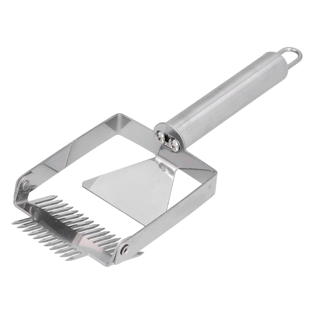 Double-Headed Honey Cutting Fork Scraper for Beehives, Stainless Steel