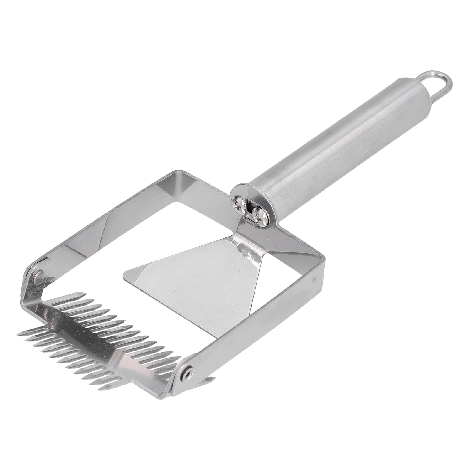 Double-Headed Honey Cutting Fork Scraper for Beehives, Stainless Steel