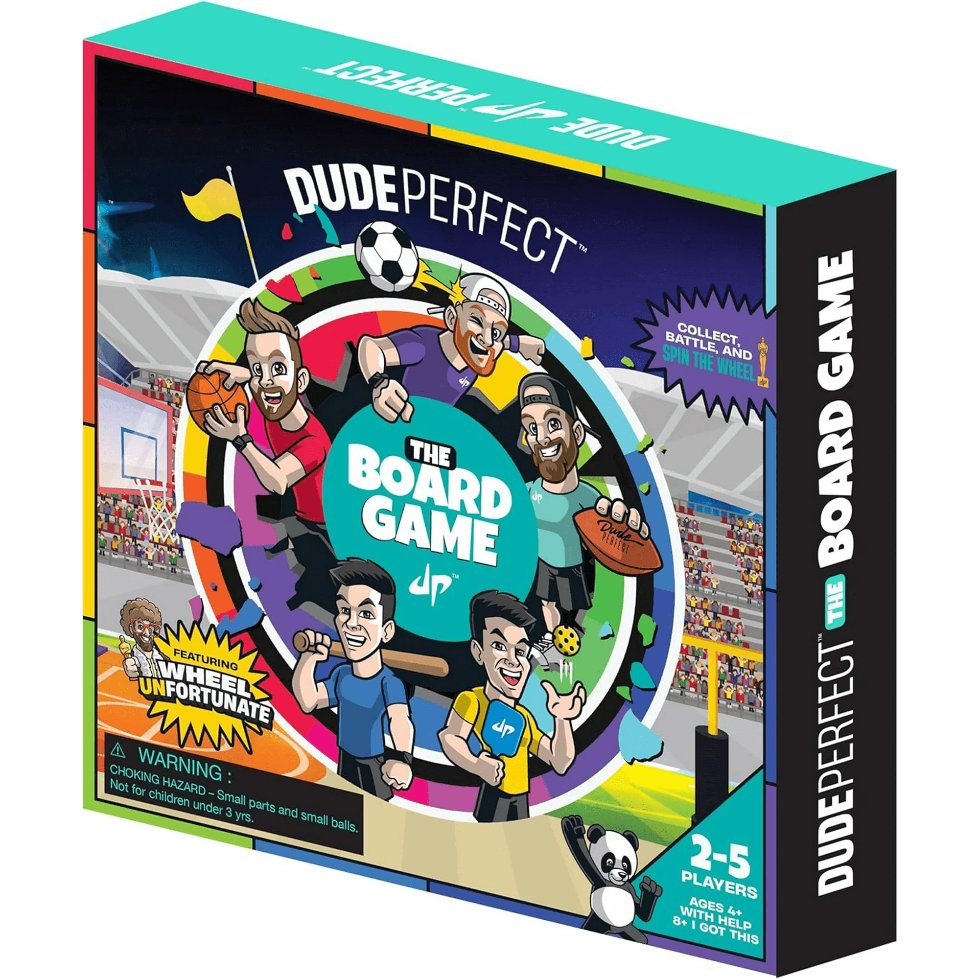 Dude Perfect The Board Game for Family and Friend Game 2-5 Players Age