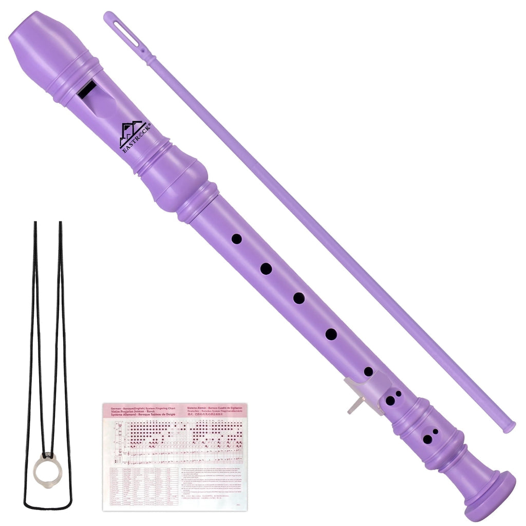 EASTROCK Recorder Instrument 3Pcs Soprano Recorder Flute C Key German