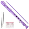 EASTROCK Recorder Instrument 3Pcs Soprano Recorder Flute C Key German