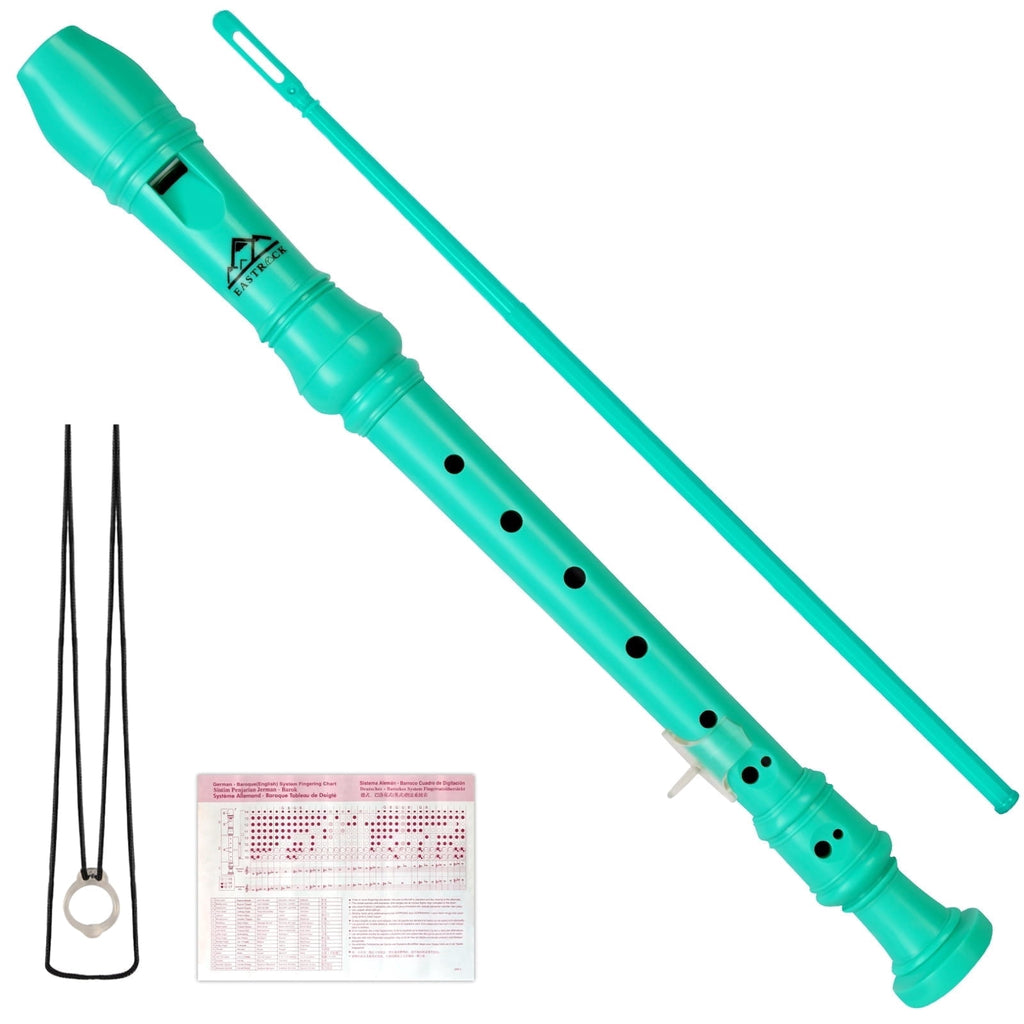 EASTROCK Recorder Instrument 3Pcs Soprano Recorder Flute C Key German