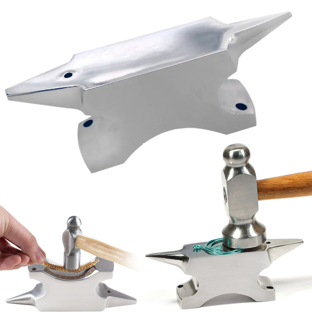 Ecohintz Jewelry Anvil, Stainless Steel Horn Anvil for Jewelry Making