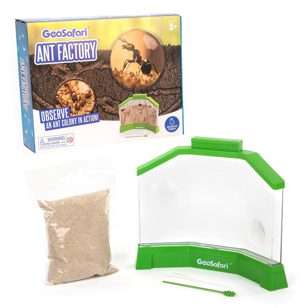 Educational Insights GeoSafari Ant Factory, Ant Farm Habitat, STEM Kit