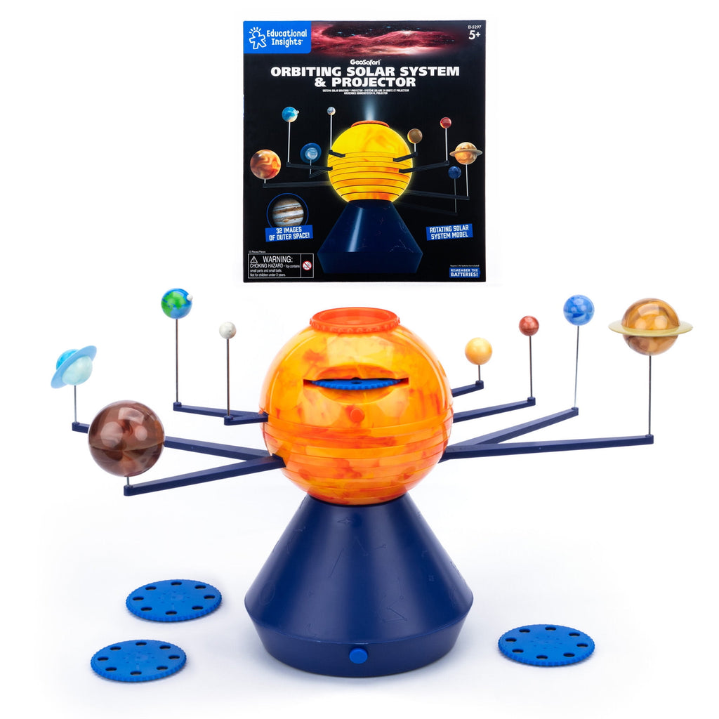 Educational Insights GeoSafari® Motorized Solar System & Projector, S