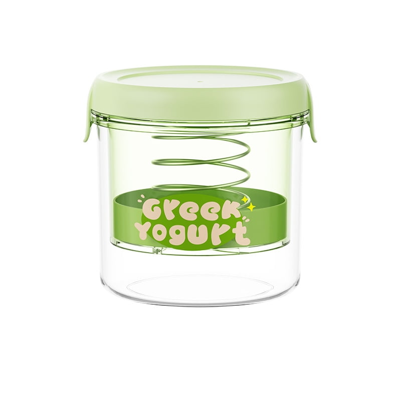Efficient Yogurt Separator With Filter, Stylish Green Yogurt Making Ki
