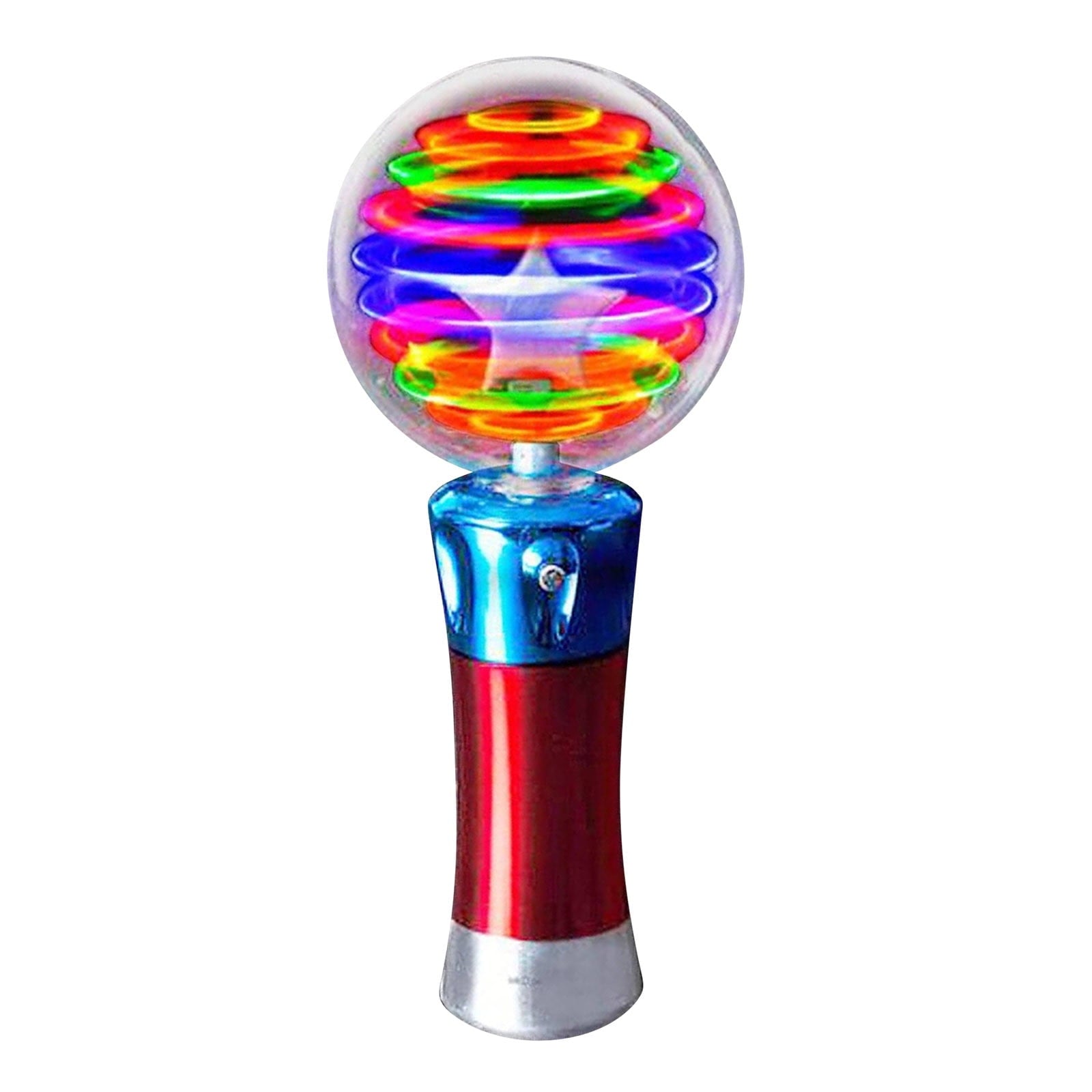 Elainilye Light Up Wand for Kids, Rotating LED Toy Wand for Boys and G