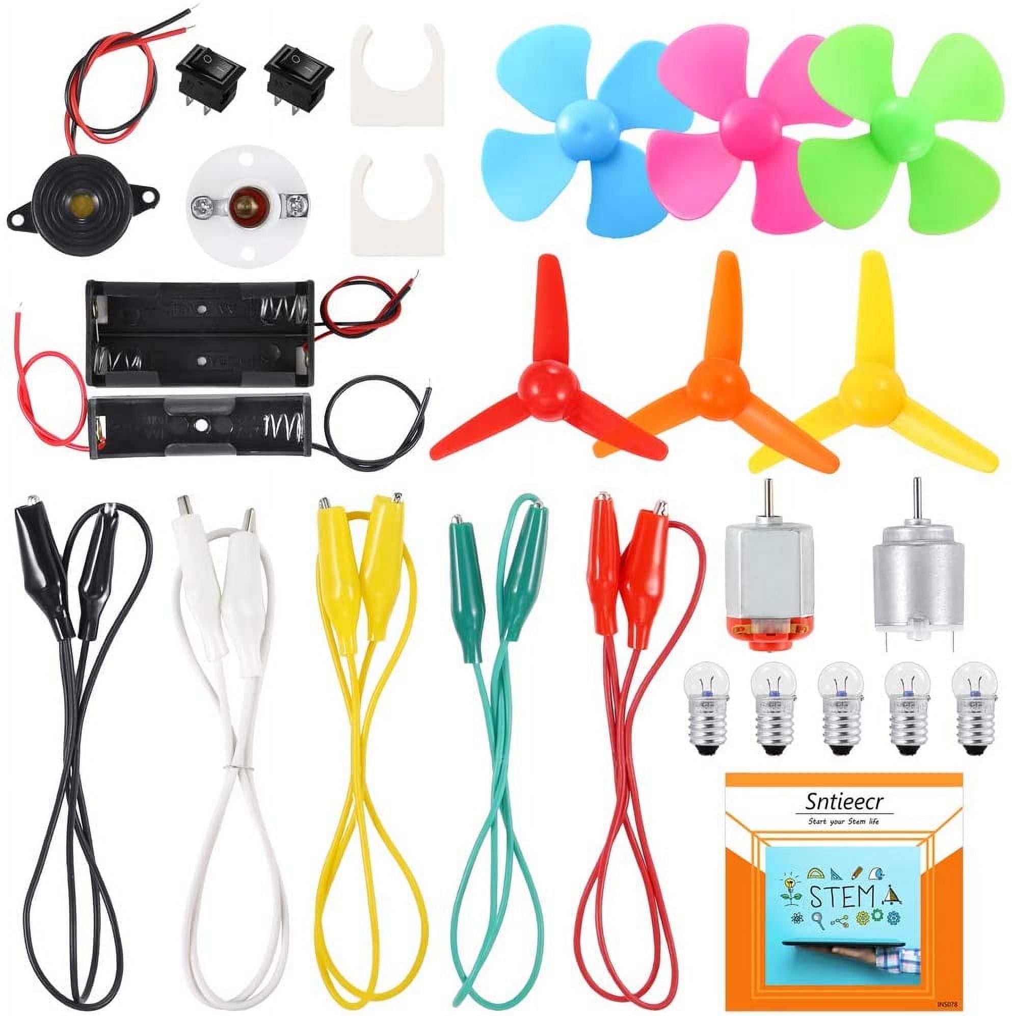 Electric Circuit Motor Kit, Science Experiment Educational Montessori