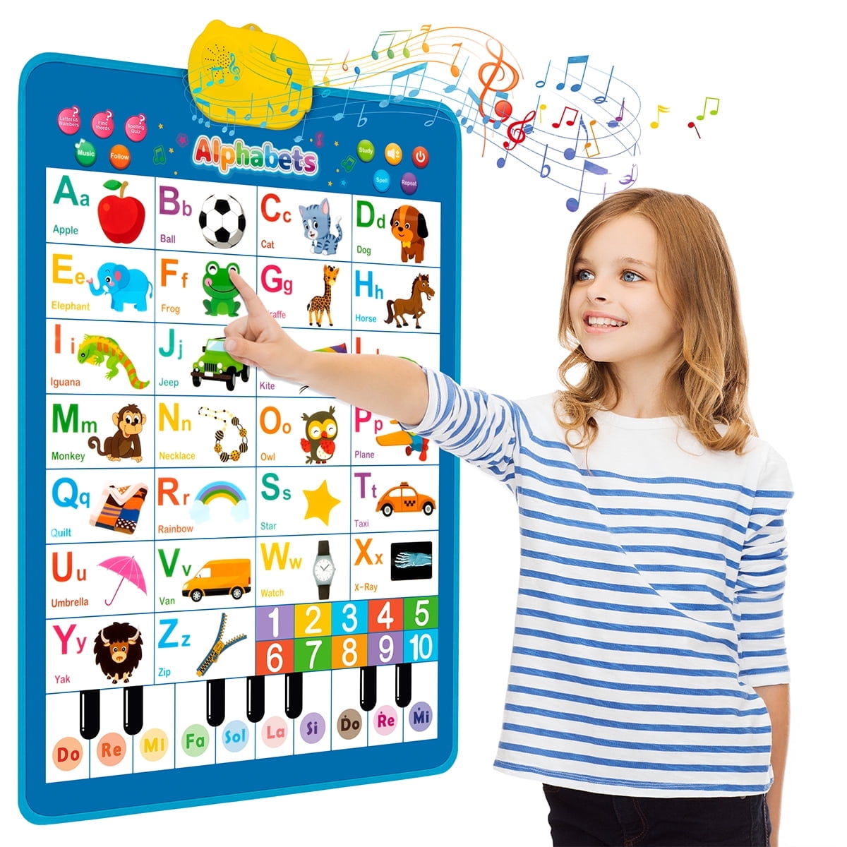 Bilingual Educational Talking ABC Poster – Interactive Learning Wall
