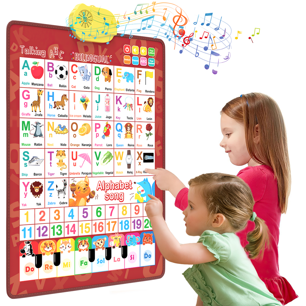 Bilingual Educational Talking ABC Poster – Interactive Learning Wall